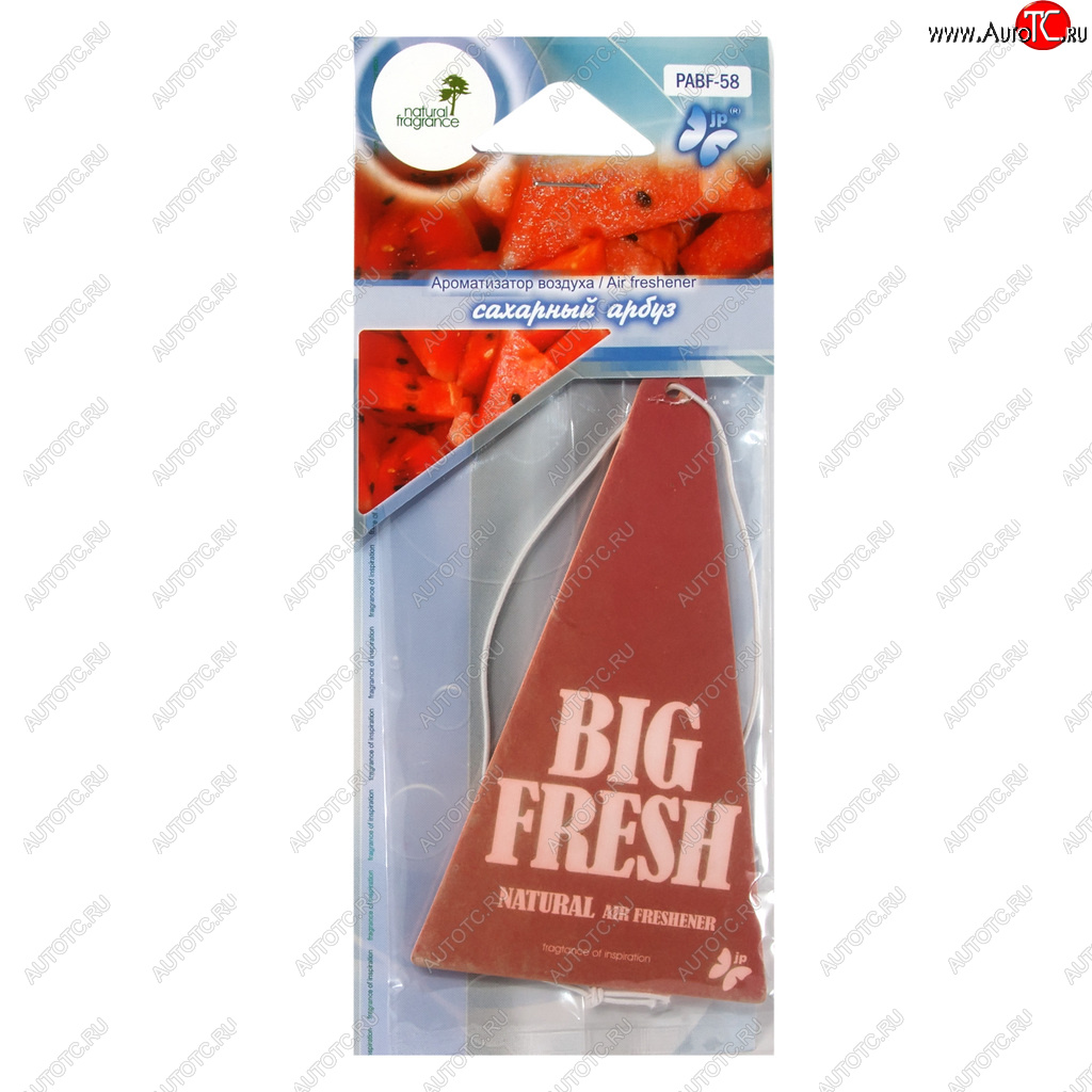 102 р. Ароматизатор подвесной пластина (арбуз) Big Fresh FKVJP FKVJP pabf-58  с доставкой в г. Керчь