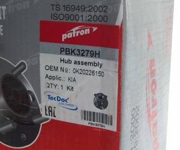 3 499 р. Ступица KIA Spectra,Shuma задняя барабанный тормоз PATRON PATRON pbk3279h  с доставкой в г. Керчь. Увеличить фотографию 4