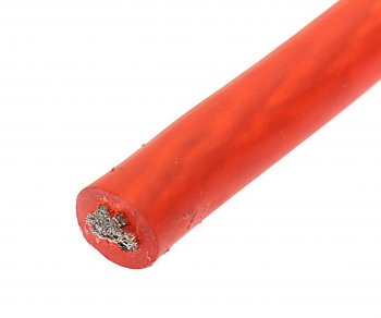 Кабель силовой 4Ga (20мм) 1м красный KICX KICX pcc430r