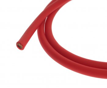 Кабель силовой 6Ga (13мм) 1м красный AURA AURA pcc-514r катушка 50м