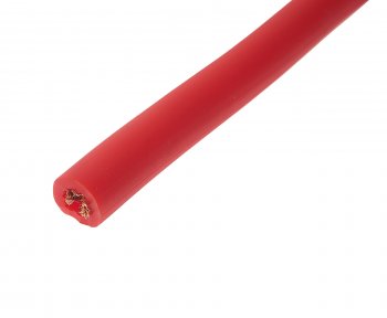 Кабель силовой 4Ga (20мм) 1м красный AURA AURA pcc-520r 25м.