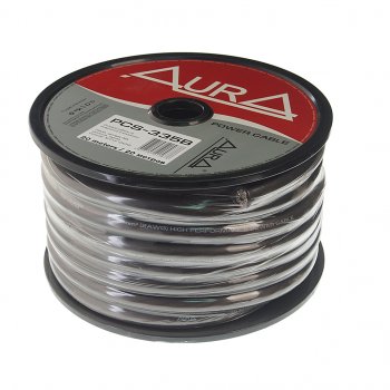 Кабель силовой 2Ga (35мм) 1м черный AURA AURA pcs-335b 20м