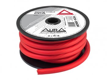 719 р. Кабель силовой 0Ga (55мм) 1м красный AURA AURA pcs-350r 10м.  с доставкой в г. Керчь. Увеличить фотографию 2