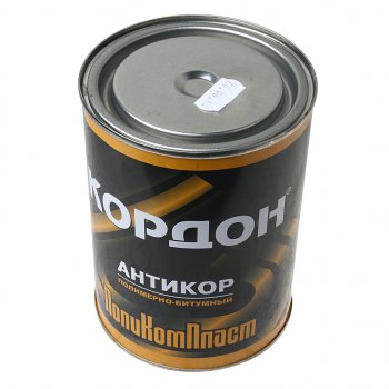 469 р. Антикор полимерно-битумный 1л Кордон ПОЛИКОМПЛАСТ ПОЛИКОМПЛАСТ pd180066  с доставкой в г. Керчь. Увеличить фотографию 1