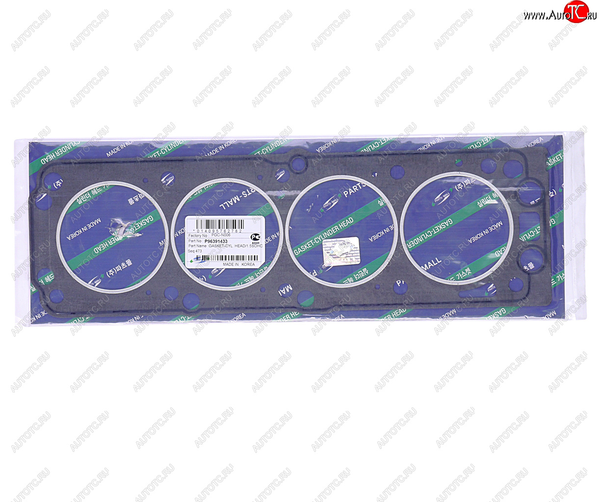 369 р. Прокладка головки блока DAEWOO Nexia (8V) PMC PARTS MALL pgc-n006  с доставкой в г. Керчь