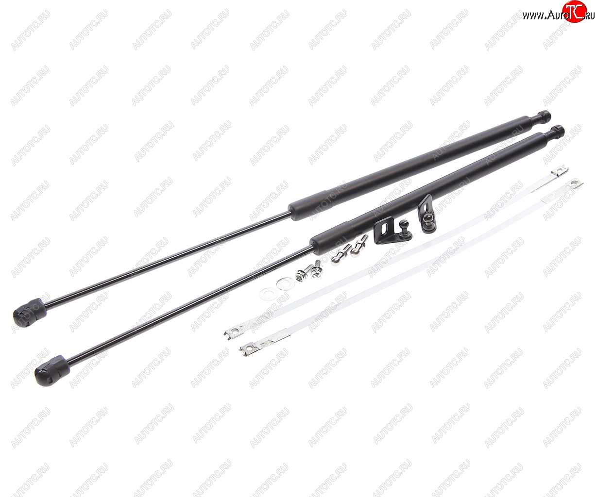 3 179 р. Амортизатор GEELY Coolray капота (комплект 2шт.+крепления L=595мм) PATRON PATRON pgs100110  с доставкой в г. Керчь