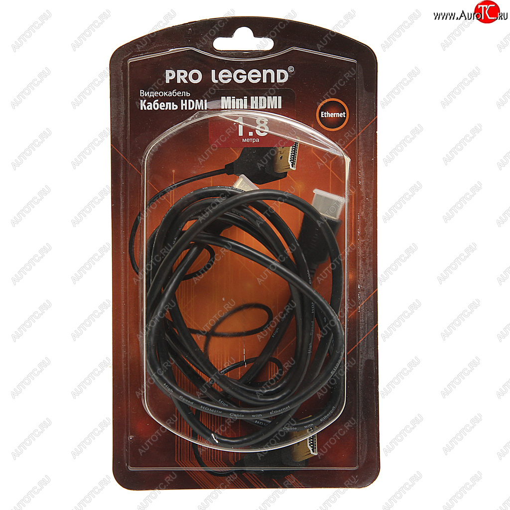669 р. Кабель miniHDMI 1.8м PRO LEGEND PRO LEGEND pl1128  с доставкой в г. Керчь