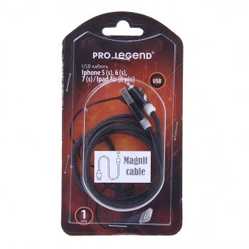 Кабель iPhone (5-) 1м магнитный PRO LEGEND PRO LEGEND pl1150
