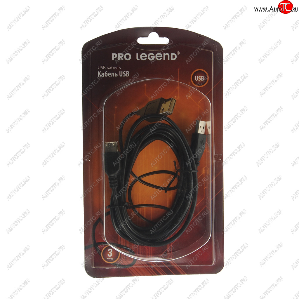 262 р. Кабель USB 3м удлинитель PRO LEGEND PRO LEGEND pl1301  с доставкой в г. Керчь