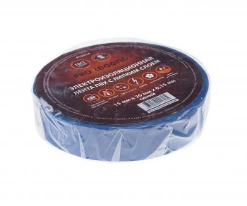 Изолента ПВХ синяя 15ммх20м PRO LEGEND PRO LEGEND pl3914