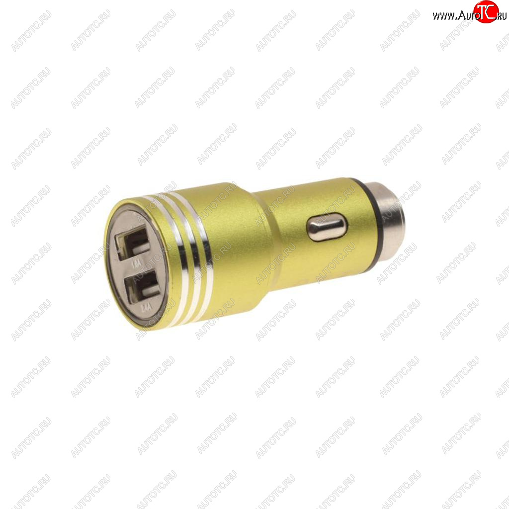 379 р. Устройство зарядное в прикуриватель 2USB 12-24V 2A металлический корпус PRO LEGEND PRO LEGEND pl9305 PRO LEGEND pl9305  с доставкой в г. Керчь