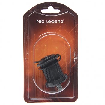 Гнездо прикуривателя 12V-24V зеленая подсветка PRO LEGEND PRO LEGEND pl9377