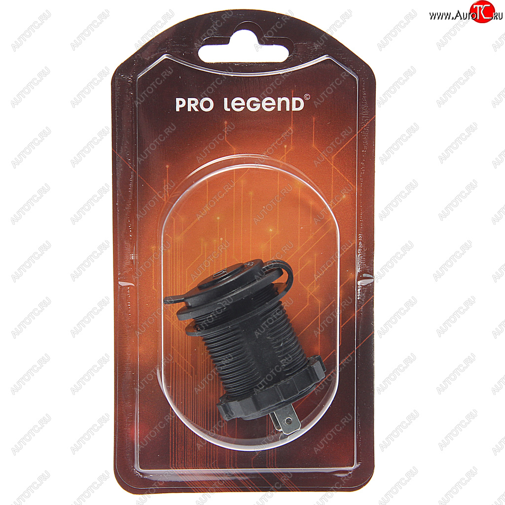 439 р. Гнездо прикуривателя 12V-24V зеленая подсветка PRO LEGEND PRO LEGEND pl9377  с доставкой в г. Керчь