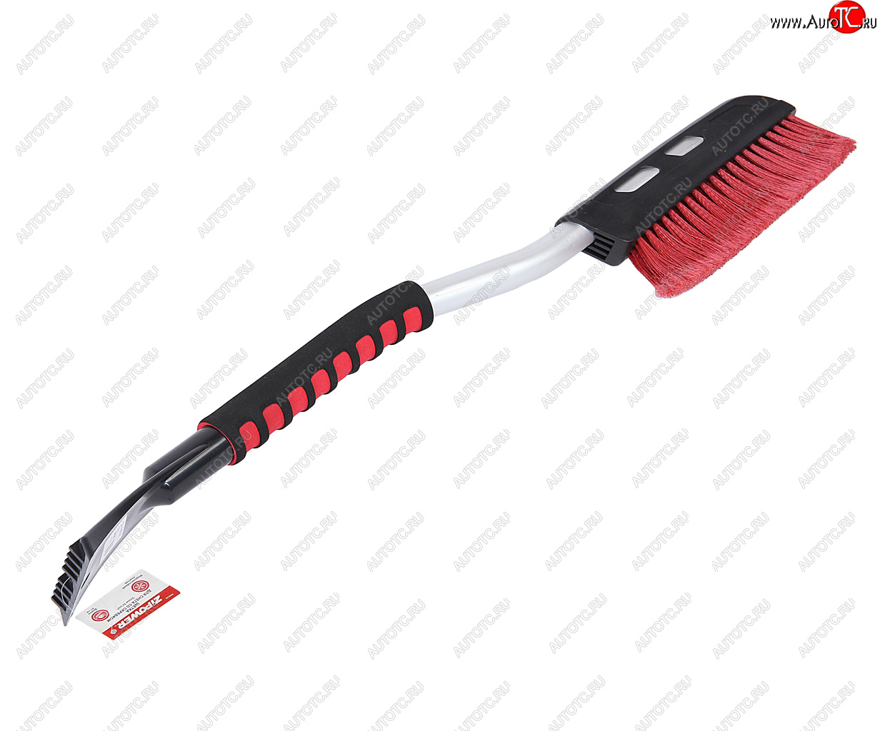 1 129 р. Щетка со скребком 67см черно-красная ZIPOWER ZIPOWER pm2142  с доставкой в г. Керчь