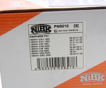 2 899 р. Колодки тормозные передние (4шт.) NIBK BMW Z3 E36/7 (1995-2002)  с доставкой в г. Керчь. Увеличить фотографию 4