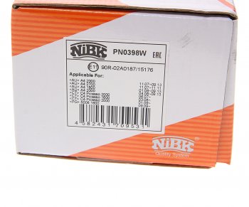 4 299 р. Колодки тормозные передние (4шт.) NIBK CITROEN C4 picasso UD минивэн (2006-2014)  с доставкой в г. Керчь. Увеличить фотографию 3