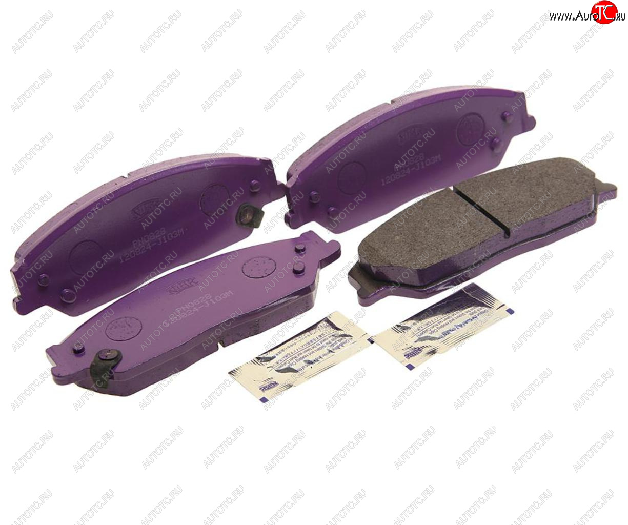1 039 р. Колодки тормозные передние (4шт.) NIBK Toyota Camry XV70 дорестайлинг (2017-2021)  с доставкой в г. Керчь