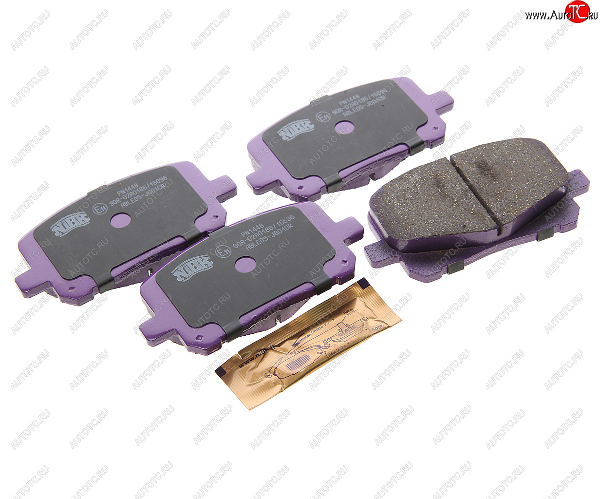 2 699 р. Колодки тормозные TOYOTA Camry (V20) LEXUS передние (4шт.) NIBK NIBK pn1448 NIBK pn1448  с доставкой в г. Керчь
