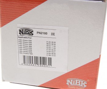 2 779 р. Колодки тормозные передние (4шт.) NIBK Nissan Almera N16 седан дорестайлинг (2000-2003)  с доставкой в г. Керчь. Увеличить фотографию 3