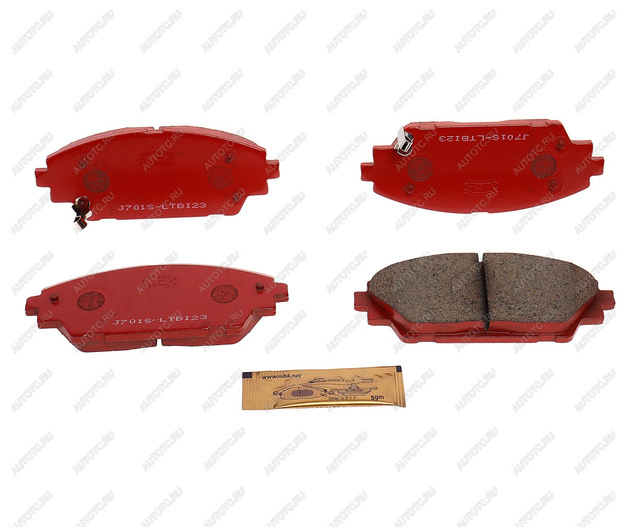 6 849 р. Колодки тормозные MAZDA 3 (13) передние (Sport) (4шт.) NIBK NIBK pn25005s  с доставкой в г. Керчь