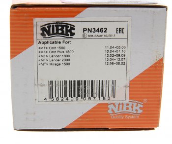 1 799 р. Колодки тормозные MITSUBISHI Lancer (95-) передние (4шт.) NIBK NIBK pn3462 NIBK pn3462  с доставкой в г. Керчь. Увеличить фотографию 4