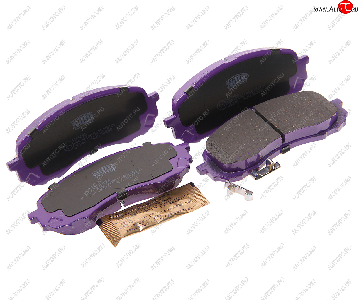 3 079 р. Колодки тормозные задние (4шт.) NIBK Subaru Impreza GD седан дорестайлинг (2000-2002)  с доставкой в г. Керчь
