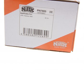 6 699 р. Колодки тормозные передние (4шт.) NIBK Subaru Impreza GT хэтчбэк дорестайлинг (2016-2019)  с доставкой в г. Керчь. Увеличить фотографию 3