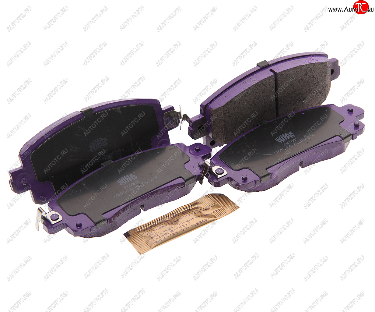 6 699 р. Колодки тормозные передние (4шт.) NIBK Subaru Impreza GT хэтчбэк дорестайлинг (2016-2019)  с доставкой в г. Керчь