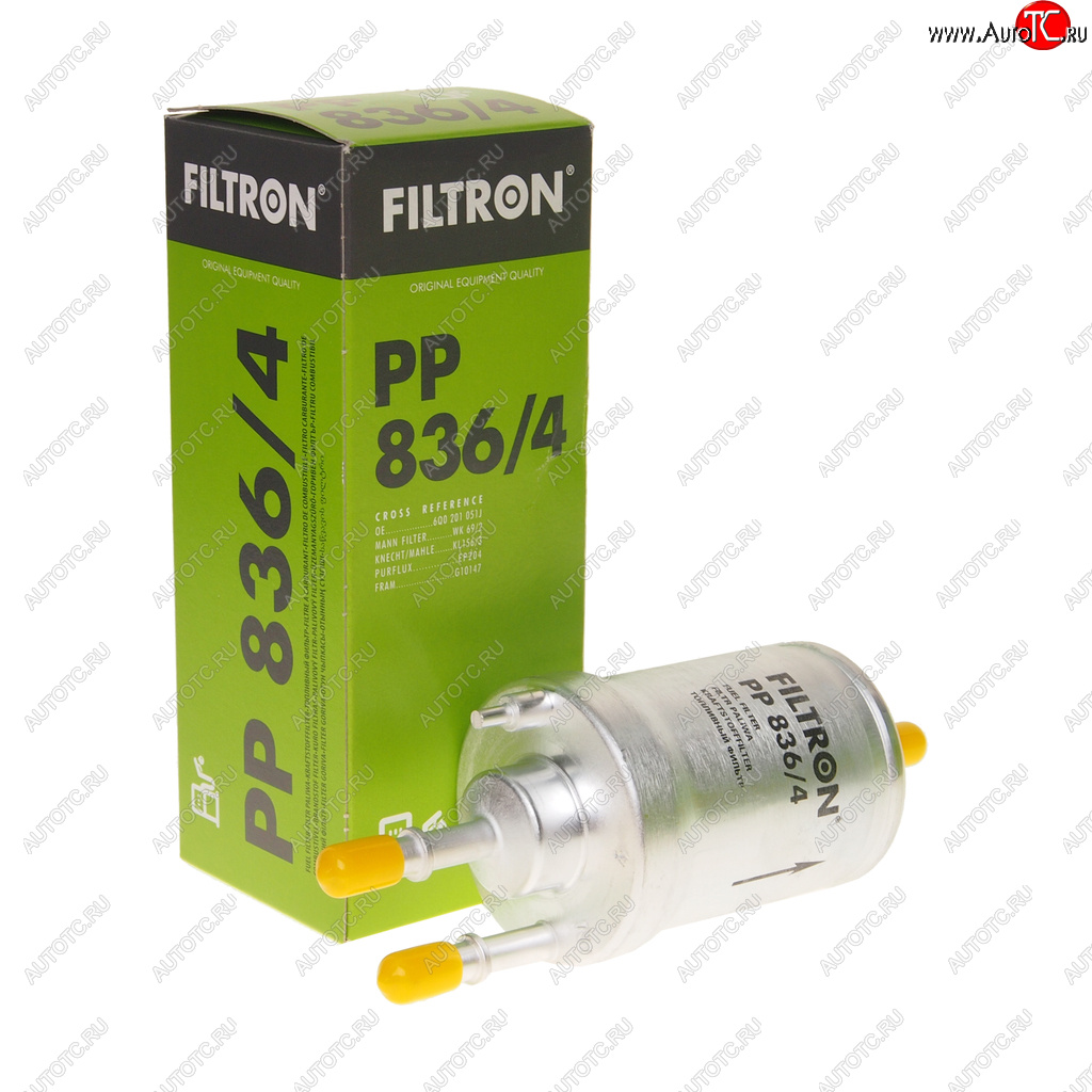 1 679 р. Фильтр топливный VW AUDI SEAT SKODA (04-) (1.21.41.6) с регулятором (4 BAR) FILTRON FILTRON pp8364  с доставкой в г. Керчь