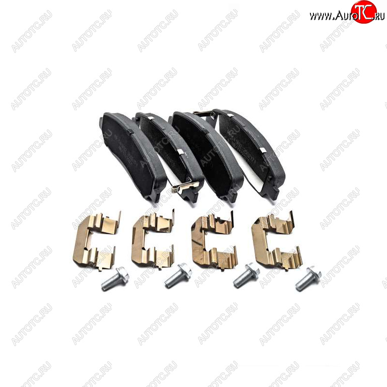1 199 р. Колодки тормозные ГАЗель Next-C41R92 задние дисковые (4шт.) PRAVT PRAVT pr.c41r92.3502171  с доставкой в г. Керчь