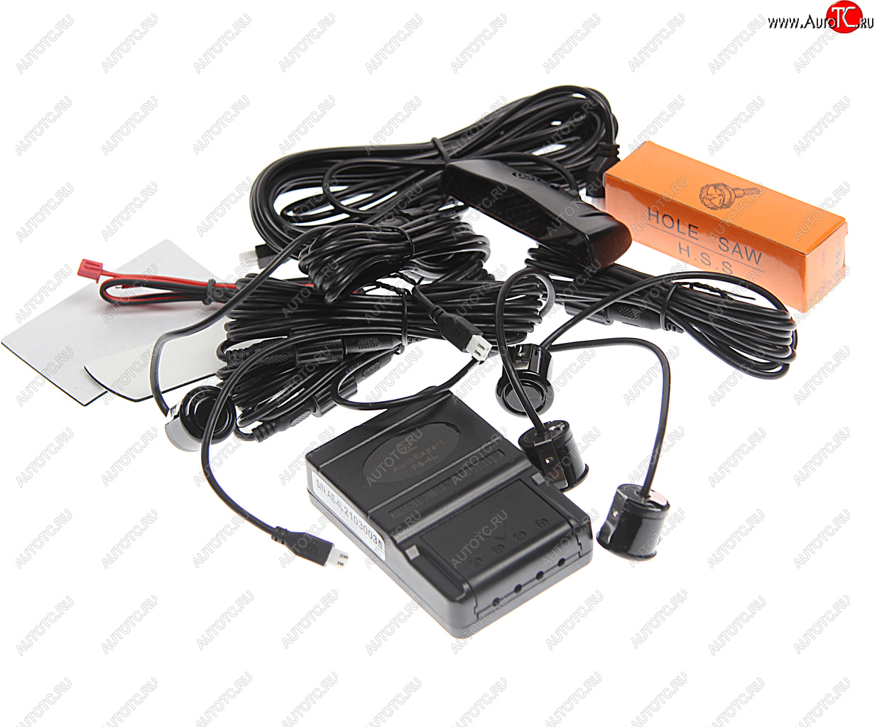 1 349 р. Датчик парковки d=19мм AUTOEXPERT AUTOEXPERT ps-4l profi black  с доставкой в г. Керчь