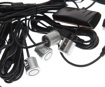 1 539 р. Датчик парковки d=19мм AUTOEXPERT AUTOEXPERT ps-4l profi silver  с доставкой в г. Керчь. Увеличить фотографию 2