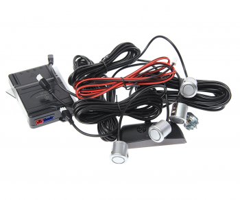 1 259 р. Датчик парковки d=19мм AUTOEXPERT AUTOEXPERT ps-4l silver  с доставкой в г. Керчь. Увеличить фотографию 1