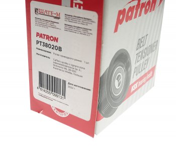 1 039 р. Ролик приводного ремня MERCEDES C (W202,W203),E (W211,S210,S211),Vito натяжителя PATRON PATRON pt38020b  с доставкой в г. Керчь. Увеличить фотографию 3
