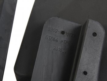 829 р. Брызговик ГАЗель Next колеса переднего НО термоэластопласт комплект 2шт. ПТП ПТП ptp001046  с доставкой в г. Керчь. Увеличить фотографию 3