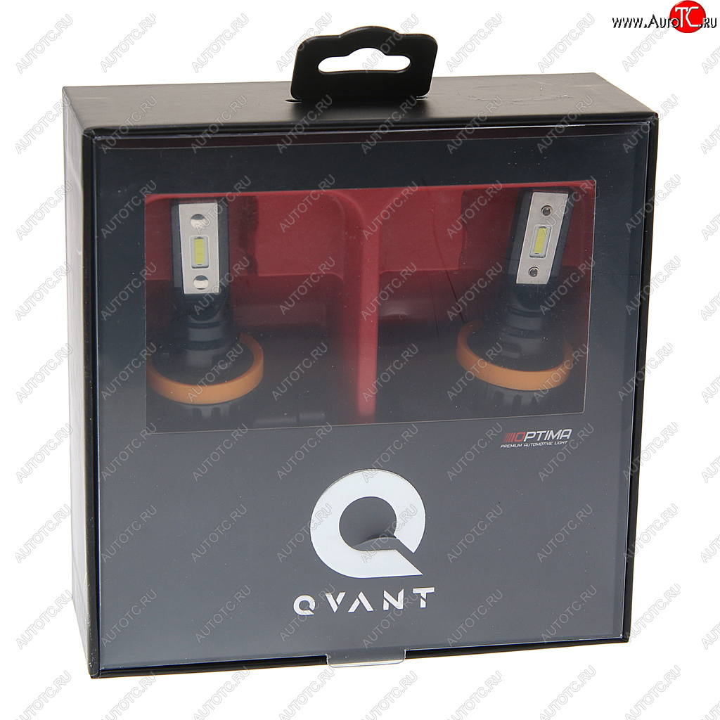 4 199 р. Лампа светодиодная 1224V H11 PGJ19-2 5100K (2шт.) OPTIMA OPTIMA q-h11  с доставкой в г. Керчь