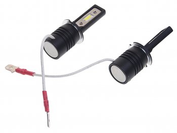 4 199 р. Лампа светодиодная 1224V H3 РK22s 5100K (2шт.) OPTIMA OPTIMA q-h3  с доставкой в г. Керчь. Увеличить фотографию 2