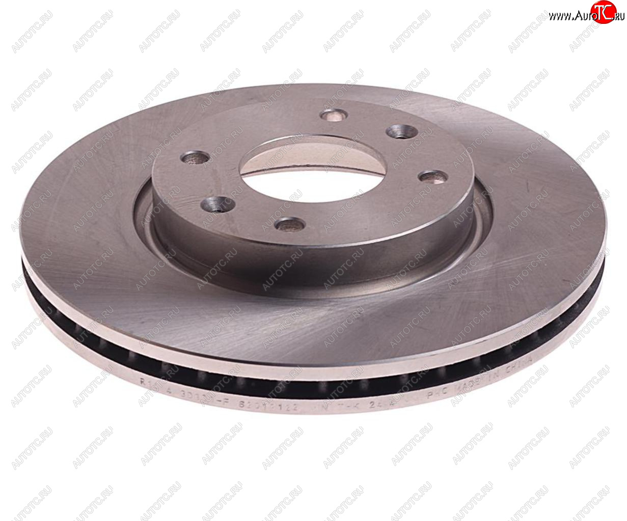 2 399 р. Диск тормозной HYUNDAI Sonata (01-),Elantra (00-) KIA Magentis (R15) передний (1шт.) VALEO PHC VALEO PHC r1014  с доставкой в г. Керчь