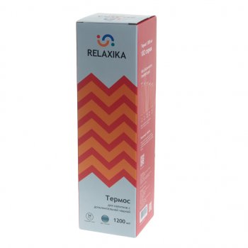 1 699 р. Термос 1.2л стальной 2 чашки RELAXIKA RELAXIKA r102.1200.1  с доставкой в г. Керчь. Увеличить фотографию 3