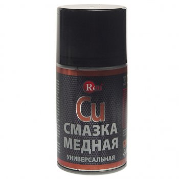 319 р. Смазка медная высокотемпературная 335мл аэрозоль RED RED r3214  с доставкой в г. Керчь. Увеличить фотографию 1