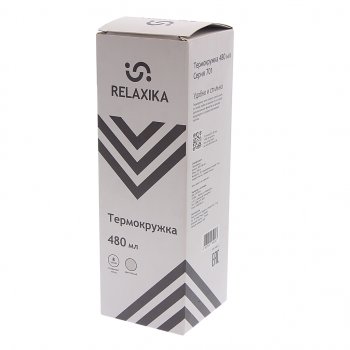 1 149 р. Термокружка 480мл непроливайка белая RELAXIKA RELAXIKA r701.480.4l1  с доставкой в г. Керчь. Увеличить фотографию 2
