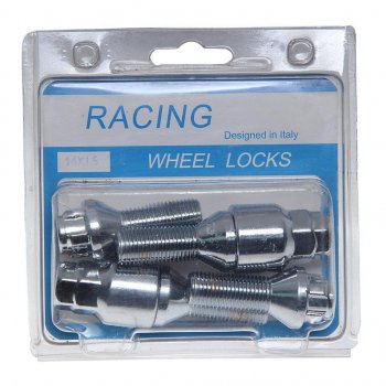 639 р. Болт колеса М14х1.5х28 секретки конус 4шт. 2 ключа 1719мм RACING RACING r-c2  с доставкой в г. Керчь. Увеличить фотографию 1