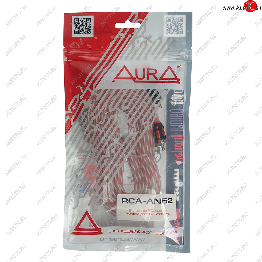 579 р. Кабель RCA 2х2 5м AURA AURA rca-an52 AURA rca-an52  с доставкой в г. Керчь