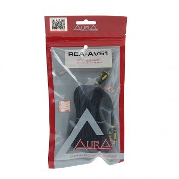 559 р. Кабель RCA 1х1 5м AURA AURA rca-av51  с доставкой в г. Керчь. Увеличить фотографию 1