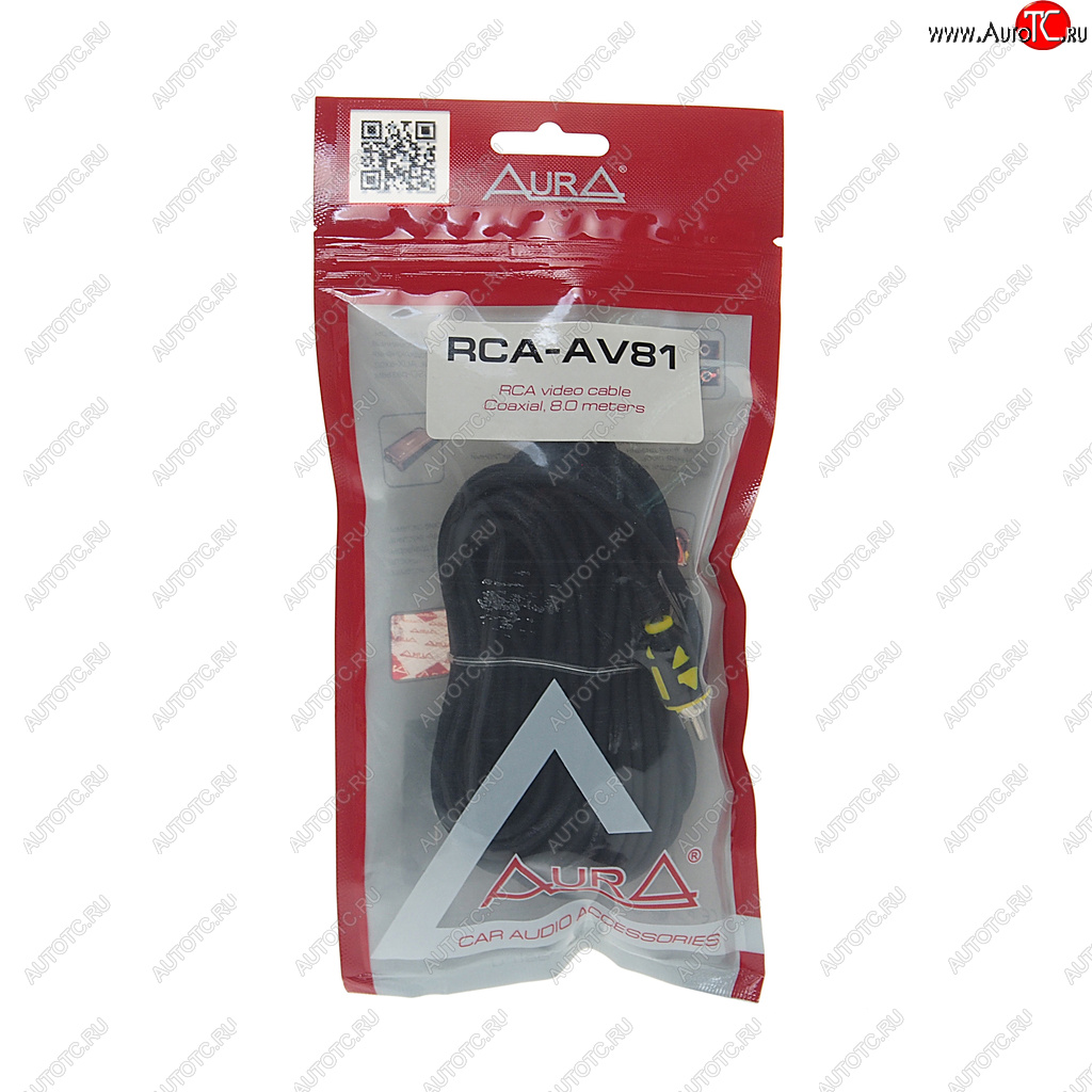 779 р. Кабель RCA 1х1 8м AURA AURA rca-av81  с доставкой в г. Керчь
