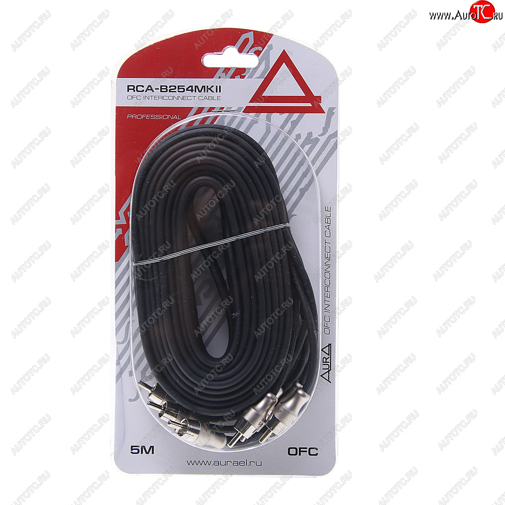 2 999 р. Кабель RCA 4х4 5м AURA AURA rca-b254mkii  с доставкой в г. Керчь