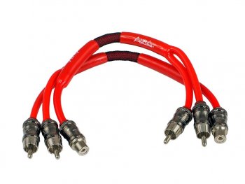 1 579 р. Кабель RCA 1х2 адаптер AURA AURA rca-cy12mkii  с доставкой в г. Керчь. Увеличить фотографию 1