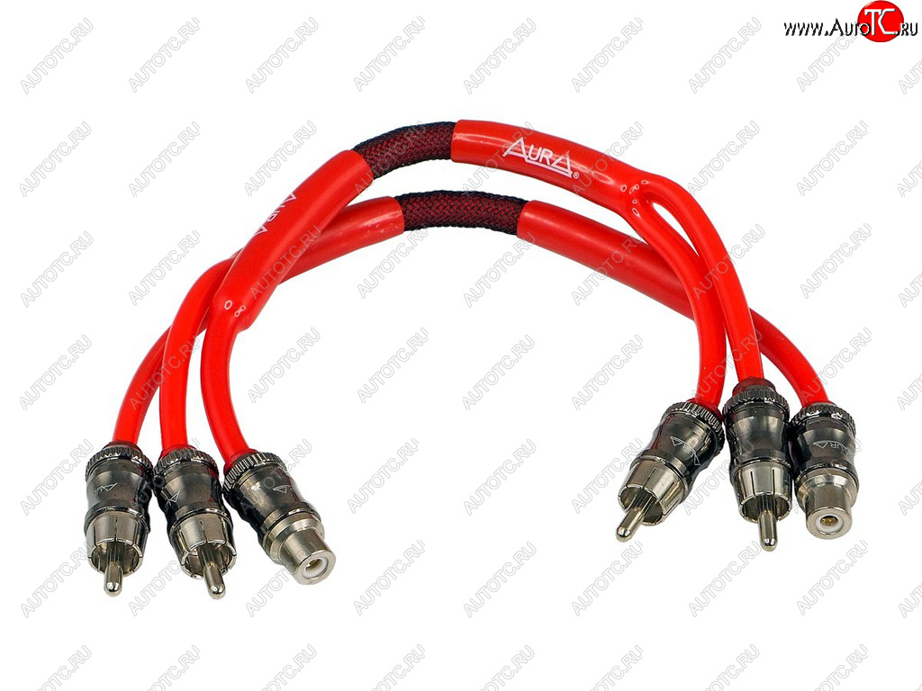 1 579 р. Кабель RCA 1х2 адаптер AURA AURA rca-cy12mkii  с доставкой в г. Керчь