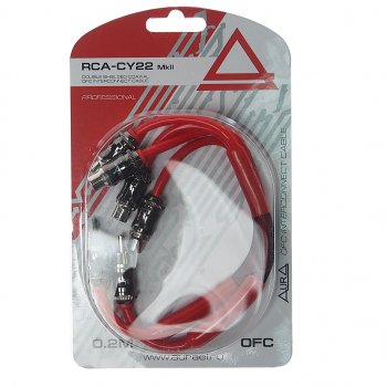 1 539 р. Кабель RCA 1х2 адаптер AURA AURA rca-cy22mkii  с доставкой в г. Керчь. Увеличить фотографию 1