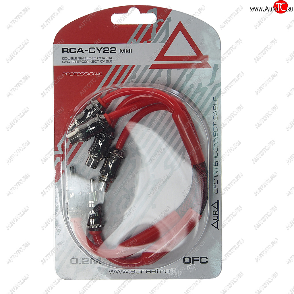 1 539 р. Кабель RCA 1х2 адаптер AURA AURA rca-cy22mkii  с доставкой в г. Керчь